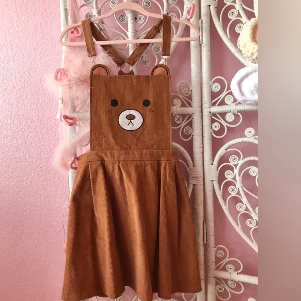 Bear Pinafore dress
